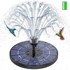 COOL MANGO Solarna vrtna fontana Solara s izmjenjivim mlaznicama, 16 cm