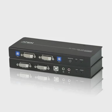 ATEN Produžetak linije DVI DualLink, model CE604, crni