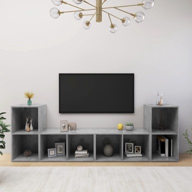 TV ormarići, 4 kom, 72x35x36,5 cm, konstruirano drvo