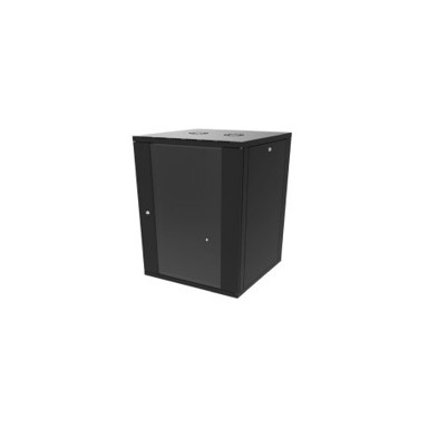 CANOVATE Zidni ormar s bočnim stranama koje se mogu otvoriti izvana Single WS3O-9-1566F, 15U, 600x600x765, crni