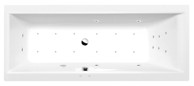 POLYSAN Masažna kada CLEO, 170x75x48 cm, Hydro-Air, krom