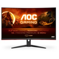 AOC Monitor C32G2ZE GAMING CURVED 31,5'' (1920x1080) 16:9 1ms 240HZ DISPLAYPORT 2xHDMI VGA VESA SPEAKER FULL HD BLACK
