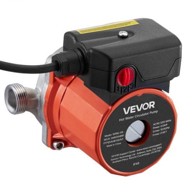 VEVOR Pumpa za recirkulaciju tople vode, 38 LPM, 3 brzine, narančasta