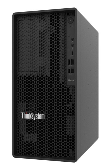 LENOVO Server ThinkSystem ST45 V3, AMD EPYC 4124P, 16 GB DDR5, 1.92 TB SSD, Tower, 500 W