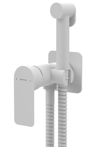 SAPHO Podžbukna bide miješalica Pax, stop tuš, bijela mat
