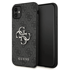 GUESS Zaštitna maska GUHCN614GMGGR, za iPhone 11, crna, zlatni logotip