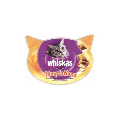 WHISKAS Poslastica za mačke Temptations piletina/sir, 60 g