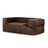SLOWDOWN Tamno smeđa vreća za sjedenje od samta Sofa MooG 