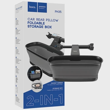 HOCO Držač za auto PH35 Lucky journey, s ogledalom, sklopivi