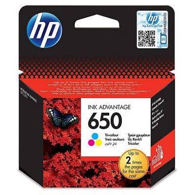 HP Tinta 650, CZ102AE, tri-colour, za Deskjet Ink Advantage 1015/1515/2515/2516/2545/2645/3515/3545/4515/4646