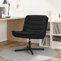 Vrtna stolica poliester, crna  