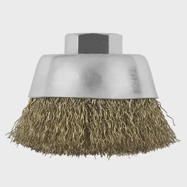 BOSCH Lončaste četke sa savijenom žicom Clean for Metal, M14 navoj, obložene mjedi, za kutne brusilice