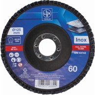 LUX TOOLS Brusna ploča, lamelirana, 115mm, K60, za metal
