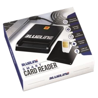 BLUELINE Čitač pametnih kartica (eID + SIM), crni