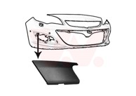 VAN WEZEL Maska branika Opel Astra J 13-, prednja desna, iznad maglenke