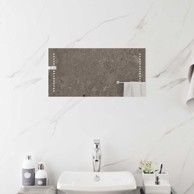 LED ogledalo za kupaonicu bez okvira, 30 x 60 cm, pravokutno, prozirno