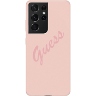 GUESS Silikonska Smooth maskica za Samsung S21 Ultra GUHCS21LLSVSPI