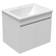 AQUAART Kupaonski ormarić, donji, bijeli sjaj 80