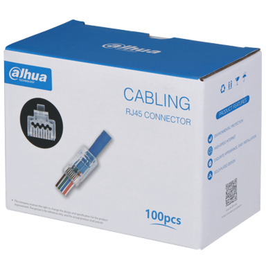 DAHUA UTP konektor, Cat6, RJ45 Pass Through, 100 kom
