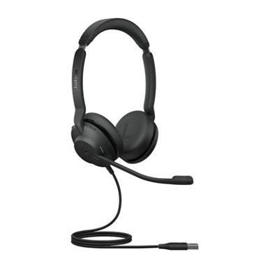 JABRA Slušalice Evolve2 30 SE MS, crne, on-ear, Stereo, USB-A