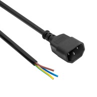 AKYGA kabel za napajanje C14 AK-OT-08C CU 3x1mm² 1m