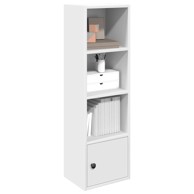 Regal za knjige bijeli 31x24x102 cm konstruirano drvo