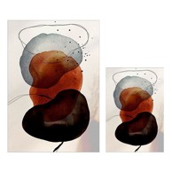 MILA HOME Kupaonske prostirke u setu 2 kom 60x100 cm Art Post Modern
