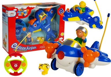 Igračka avion BABY R/C, plavi