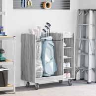 Ormar Golf s kotačima 90 x 45 x 98 cm, siva sonoma