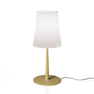 FOSCARINI Stolna lampa Birdie Easy, žuta