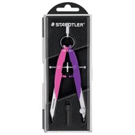 STAEDTLER Šestar s preciznim podešavanjem, Mars Comfort Neon, rozo-ljubičasta, blister