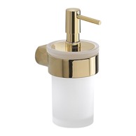 SAPHO Bijeli/u zlatnoj boji stakleni zidni dozator sapuna 110 ml Gedy Pirenei 