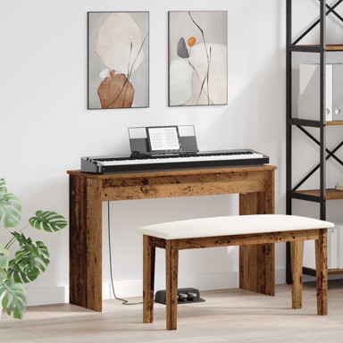 Stalak za klavijaturu, 100x32x64 cm, staro drvo