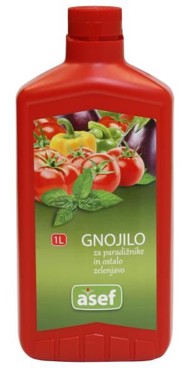 ASEF Tekuće mineralno gnojivo za rajčice i povrće, 1000 ml