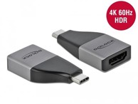 DELOCK Adapter USB-C(M) na HDMI (Ž), 4K@60Hz, sivi