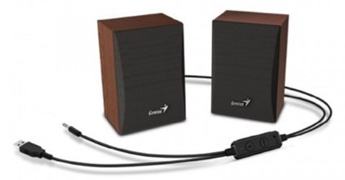 GENIUS Zvučnici za računalo SP-HF380, drveni, 3W, USB, 3.5mm, BT