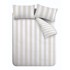 CATHERINE LANSFIELD Posteljina Cove Stripe za krevet za jednu osobu 135x200 cm Bijela/bež