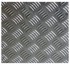 Aluminijski valoviti lim 500 x 700 mm, debljine 2,0 mm, klase 5754
