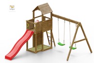 FUNGOO Drveno dječje igralište BOOMER 3