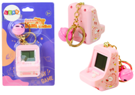 Interaktivna igra Tetris Pocket Keychain, ružičasta