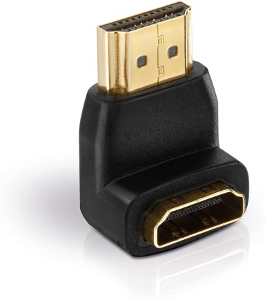 PURELINK Adapter HDMI M – HDMI Ž, kut 270°, Full HD, crni