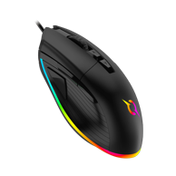 NIKCORP Gaming miš ACRUX, 12000 DPI, RGB, 8 programabilnih tipki, crni