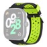 Silikonski remen za Xiaomi Redmi Watch 4, crno-zeleni