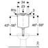 GEBERIT Nadžbukni vodokotlić Ap116