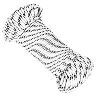 Pleteni brodski konop, bijeli, 3 mm x 50 m, poliesterski
