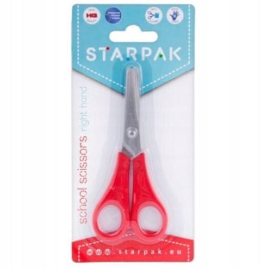 STARPAK Metalne škare za dešnjake 13,5 cm, srebrna