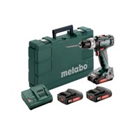 METABO Akumulatorska bušilica SB 18 L, 3x2,0Ah, 18V