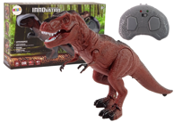 Dinosaur na daljinsko upravljanje Tyrannosaurus Rex, sa zvučnim efektima, smeđi