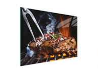TMK Staklena zaštita za štednjak ili ploču za kuhanje 30x22, grill