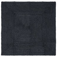 Tepih od jute, 300 x 300 cm, tamnosivi